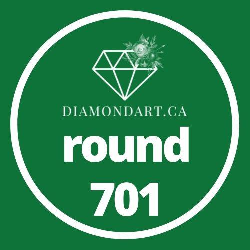 Round Diamonds DMC 700 - 899-500 diamonds (3 grams)-701-DiamondArt.ca