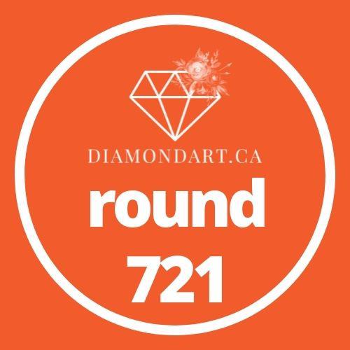 Round Diamonds DMC 700 - 899-500 diamonds (3 grams)-721-DiamondArt.ca