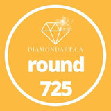 Round Diamonds DMC 700 - 899-500 diamonds (3 grams)-725-DiamondArt.ca