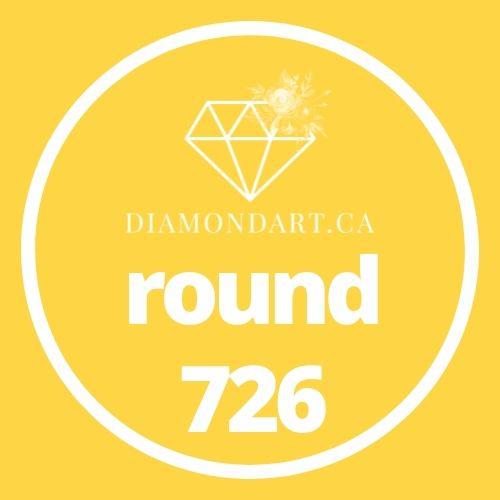 Round Diamonds DMC 700 - 899-500 diamonds (3 grams)-726-DiamondArt.ca