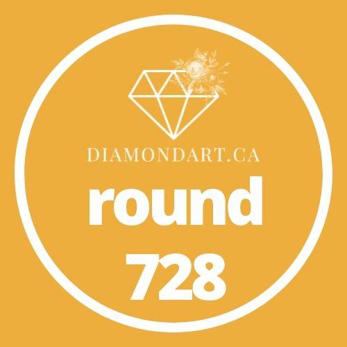 Round Diamonds DMC 700 - 899-500 diamonds (3 grams)-728-DiamondArt.ca