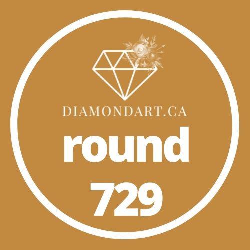 Round Diamonds DMC 700 - 899-500 diamonds (3 grams)-729-DiamondArt.ca