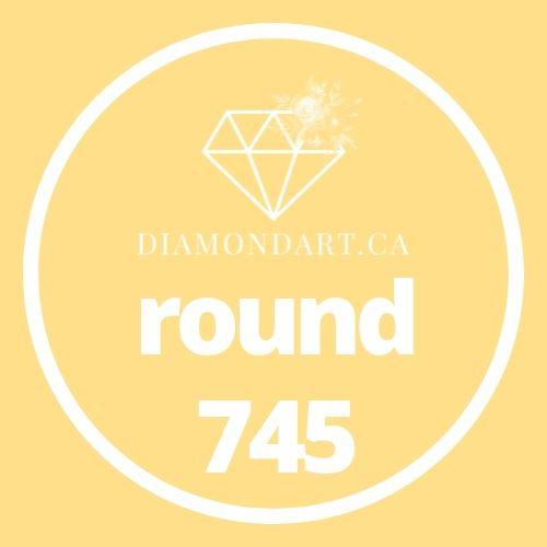 Round Diamonds DMC 700 - 899-500 diamonds (3 grams)-745-DiamondArt.ca