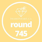 Round Diamonds DMC 700 - 899-500 diamonds (3 grams)-745-DiamondArt.ca