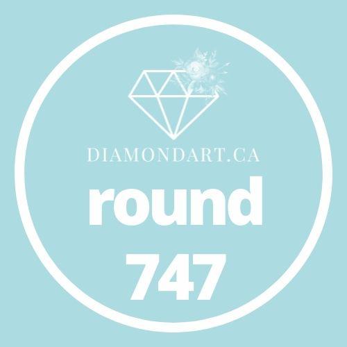 Round Diamonds DMC 700 - 899-500 diamonds (3 grams)-747-DiamondArt.ca
