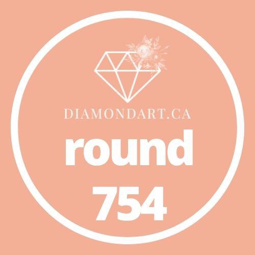 Round Diamonds DMC 700 - 899-500 diamonds (3 grams)-754-DiamondArt.ca