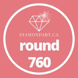 Round Diamonds DMC 700 - 899-500 diamonds (3 grams)-760-DiamondArt.ca
