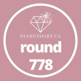Round Diamonds DMC 700 - 899-500 diamonds (3 grams)-778-DiamondArt.ca