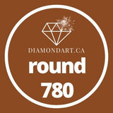 Round Diamonds DMC 700 - 899-500 diamonds (3 grams)-780-DiamondArt.ca