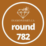 Round Diamonds DMC 700 - 899-500 diamonds (3 grams)-782-DiamondArt.ca