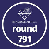 Round Diamonds DMC 700 - 899-500 diamonds (3 grams)-791-DiamondArt.ca