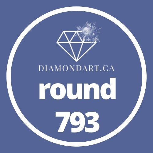 Round Diamonds DMC 700 - 899-500 diamonds (3 grams)-793-DiamondArt.ca