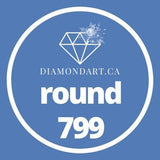 Round Diamonds DMC 700 - 899-500 diamonds (3 grams)-799-DiamondArt.ca