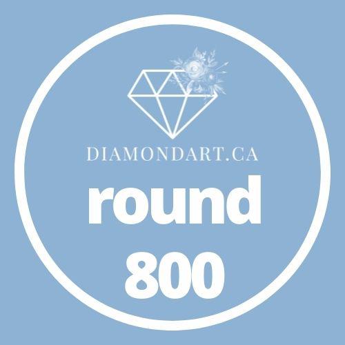 Round Diamonds DMC 700 - 899-500 diamonds (3 grams)-800-DiamondArt.ca