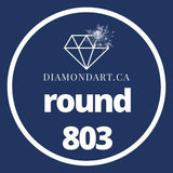 Round Diamonds DMC 700 - 899-500 diamonds (3 grams)-803-DiamondArt.ca
