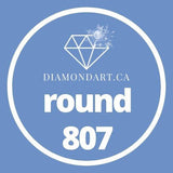 Round Diamonds DMC 700 - 899-500 diamonds (3 grams)-807-DiamondArt.ca