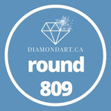 Round Diamonds DMC 700 - 899-500 diamonds (3 grams)-809-DiamondArt.ca