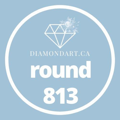 Round Diamonds DMC 700 - 899-500 diamonds (3 grams)-813-DiamondArt.ca
