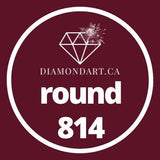 Round Diamonds DMC 700 - 899-500 diamonds (3 grams)-814-DiamondArt.ca