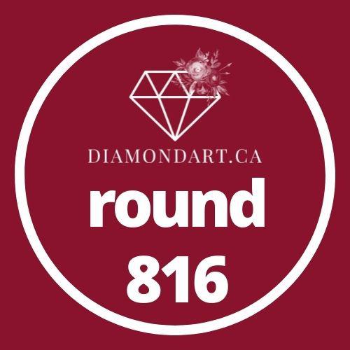 Round Diamonds DMC 700 - 899-500 diamonds (3 grams)-816-DiamondArt.ca