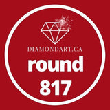 Round Diamonds DMC 700 - 899-500 diamonds (3 grams)-817-DiamondArt.ca