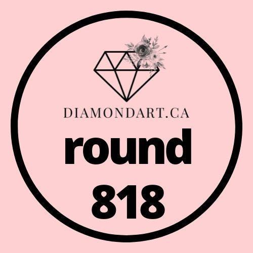 Round Diamonds DMC 700 - 899-500 diamonds (3 grams)-818-DiamondArt.ca
