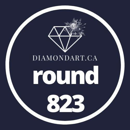 Round Diamonds DMC 700 - 899-500 diamonds (3 grams)-823-DiamondArt.ca