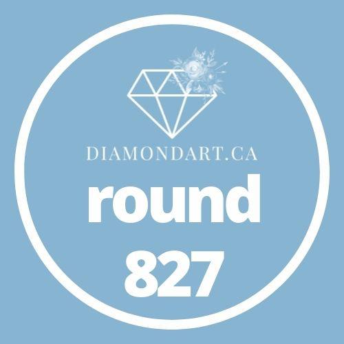 Round Diamonds DMC 700 - 899-500 diamonds (3 grams)-827-DiamondArt.ca