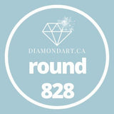 Round Diamonds DMC 700 - 899-500 diamonds (3 grams)-828-DiamondArt.ca