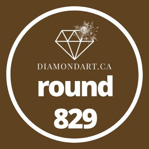 Round Diamonds DMC 700 - 899-500 diamonds (3 grams)-829-DiamondArt.ca
