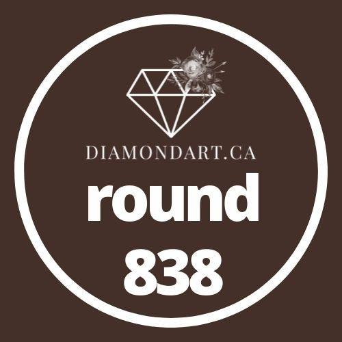 Round Diamonds DMC 700 - 899-500 diamonds (3 grams)-838-DiamondArt.ca