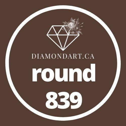 Round Diamonds DMC 700 - 899-500 diamonds (3 grams)-839-DiamondArt.ca