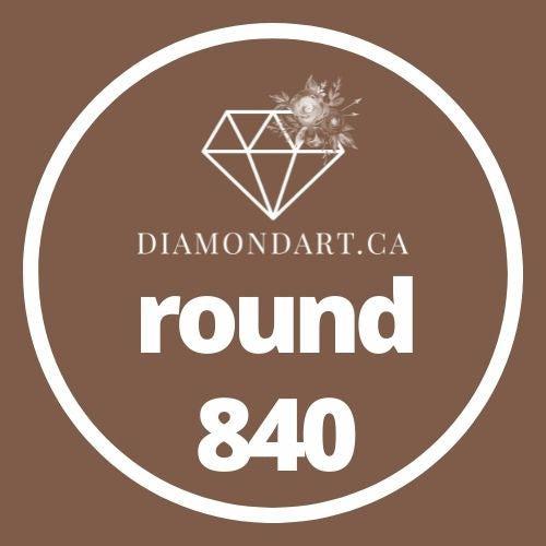 Round Diamonds DMC 700 - 899-500 diamonds (3 grams)-840-DiamondArt.ca