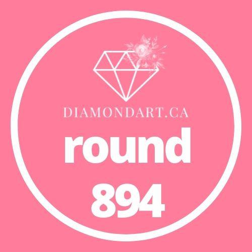 Round Diamonds DMC 700 - 899-500 diamonds (3 grams)-894-DiamondArt.ca