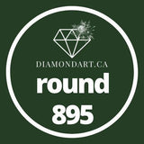 Round Diamonds DMC 700 - 899-500 diamonds (3 grams)-895-DiamondArt.ca
