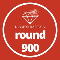 Round Diamonds DMC 900 - 3299-500 diamonds (3 grams)-900-DiamondArt.ca