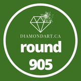 Round Diamonds DMC 900 - 3299-500 diamonds (3 grams)-905-DiamondArt.ca