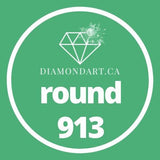 Round Diamonds DMC 900 - 3299-500 diamonds (3 grams)-913-DiamondArt.ca