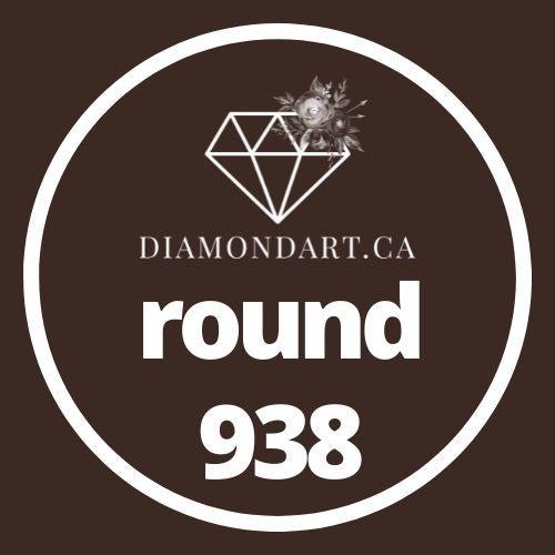 Round Diamonds DMC 900 - 3299-500 diamonds (3 grams)-938-DiamondArt.ca