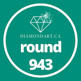 Round Diamonds DMC 900 - 3299-500 diamonds (3 grams)-943-DiamondArt.ca