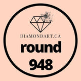 Round Diamonds DMC 900 - 3299-500 diamonds (3 grams)-948-DiamondArt.ca