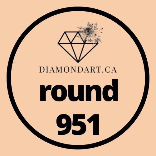 Round Diamonds DMC 900 - 3299-500 diamonds (3 grams)-951-DiamondArt.ca