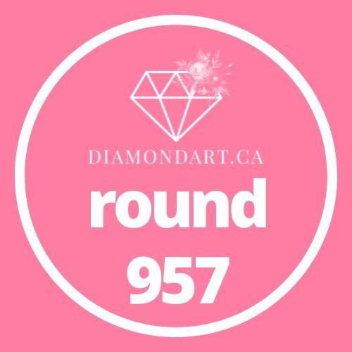 Round Diamonds DMC 900 - 3299-500 diamonds (3 grams)-957-DiamondArt.ca