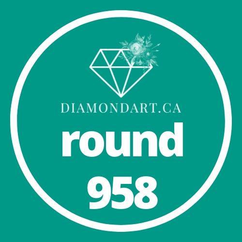 Round Diamonds DMC 900 - 3299-500 diamonds (3 grams)-958-DiamondArt.ca