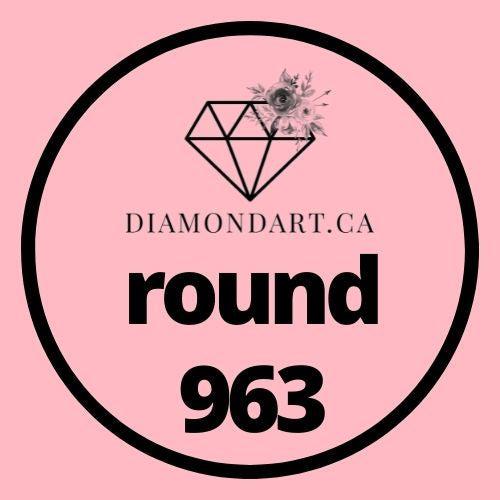 Round Diamonds DMC 900 - 3299-500 diamonds (3 grams)-963-DiamondArt.ca