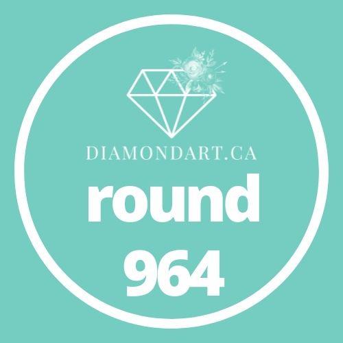 Round Diamonds DMC 900 - 3299-500 diamonds (3 grams)-964-DiamondArt.ca