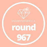 Round Diamonds DMC 900 - 3299-500 diamonds (3 grams)-967-DiamondArt.ca