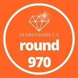 Round Diamonds DMC 900 - 3299-500 diamonds (3 grams)-970-DiamondArt.ca