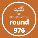 Round Diamonds DMC 900 - 3299-500 diamonds (3 grams)-976-DiamondArt.ca