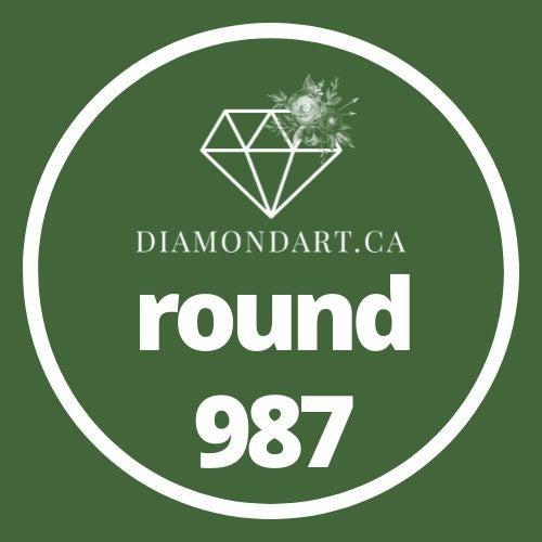 Round Diamonds DMC 900 - 3299-500 diamonds (3 grams)-987-DiamondArt.ca